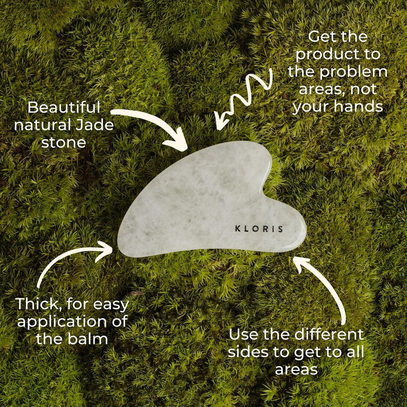 Jade gua sha stone